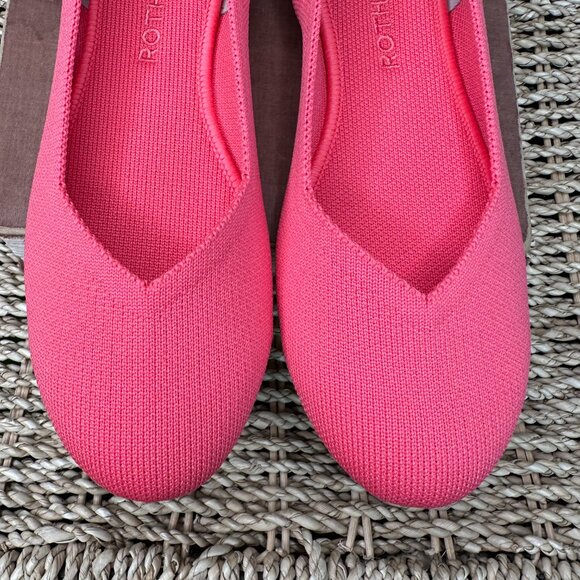 Rothy's The Flat Limited Edition Grapefruit Sz 9 - Picture 4 of 16